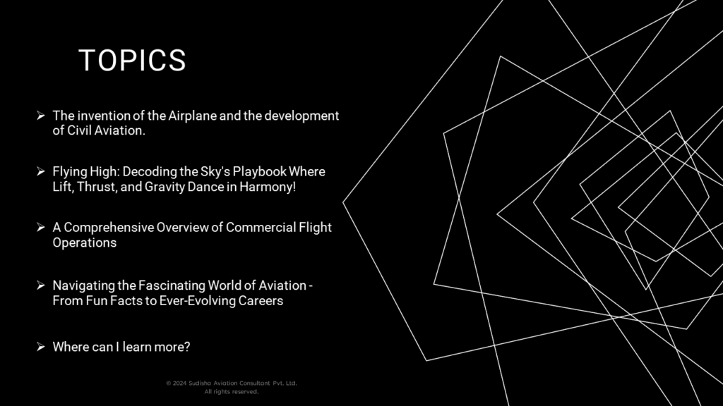 Free Info Sessions - Aviation History, Studies & Carrier Opportunities
